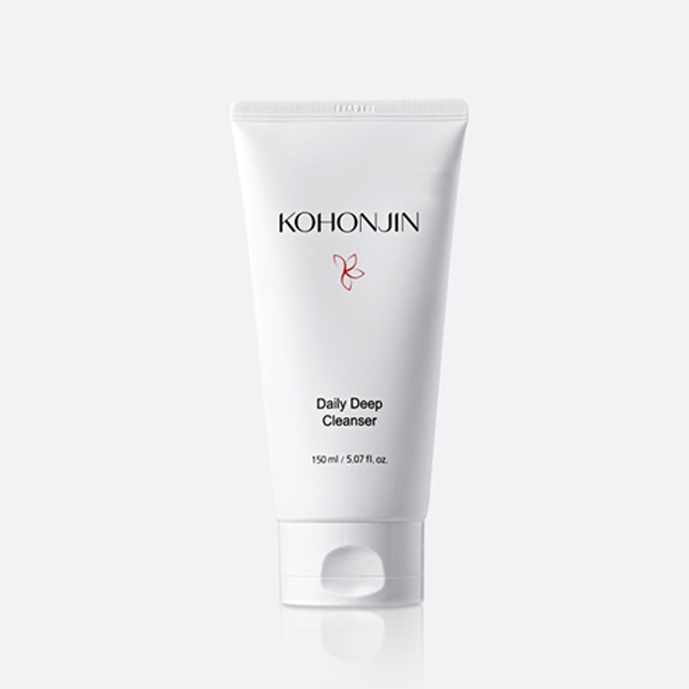 [Global Exclusive] KOHONJIN DAILY DEEP CLEANSER 150ml/5.07 fl.oz Hydrating Low-Irritant Facial Wash with Coconut Surfactants and Xylitol Complex _ Made in Korea